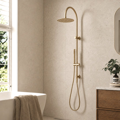 Reno Combination Shower - Brushed Brass
