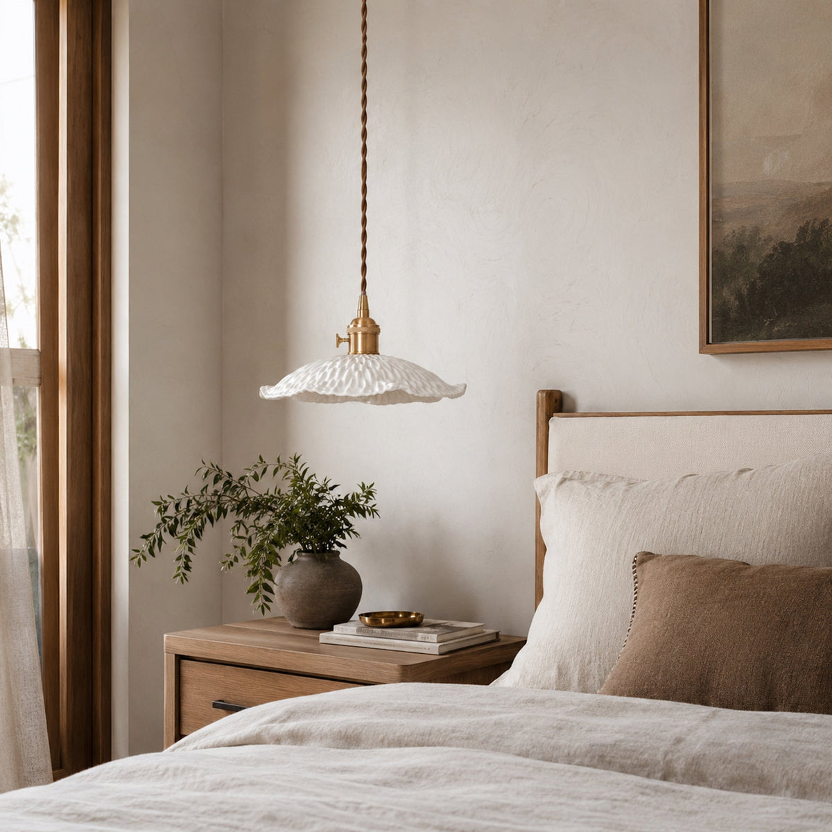 Hope Ceramic Textured Pendant Light