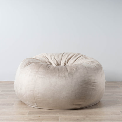 Pierre Fur Bean Bag - Champagne Latte