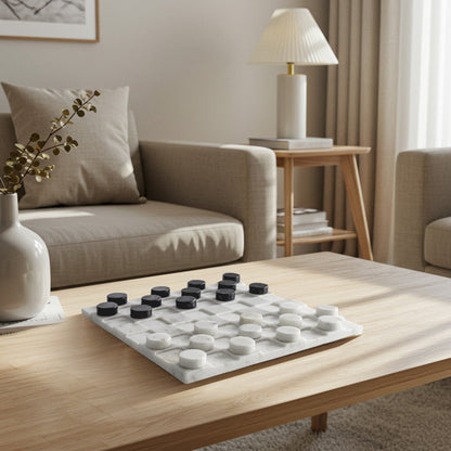 Marble Checkers Set