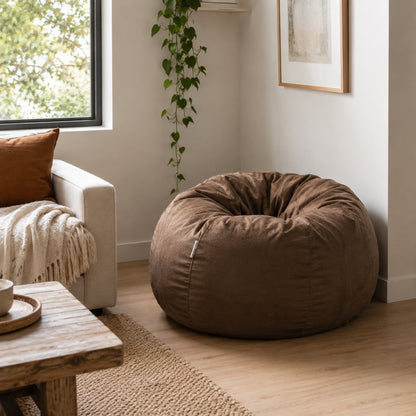 Pierre Fur Bean Bag - Espresso