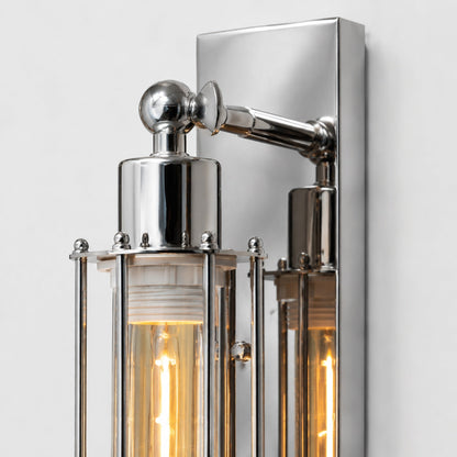 Wall Sconce Lamp with Filament Globe - Chrome