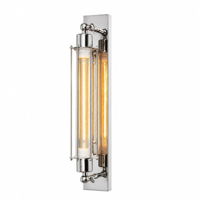 Wall Sconce Lamp with Filament Globe - Chrome