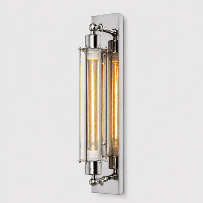 Wall Sconce Lamp with Filament Globe - Chrome