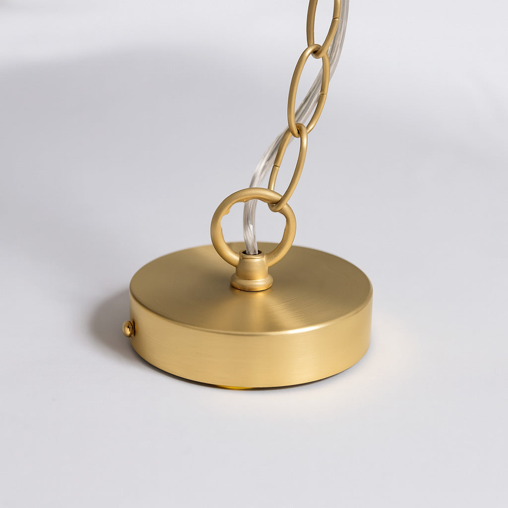 Kendal Glass Pendant Light - Gold