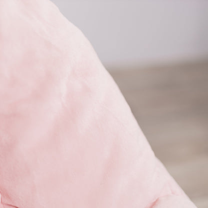Lounger Plush Fur Bean Bag Chair Cover - Soft Pink