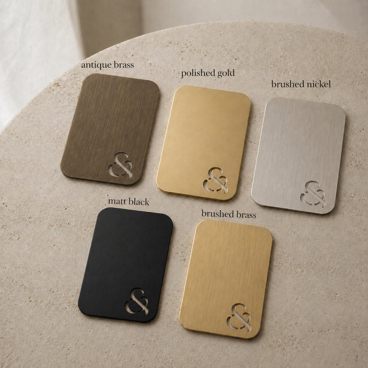 Brushed Brass - Colour Swatch