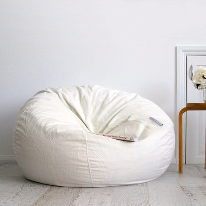 Pierre Fur Bean Bag - White