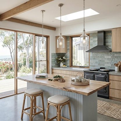 Kendal Glass Pendant Light - Nickel