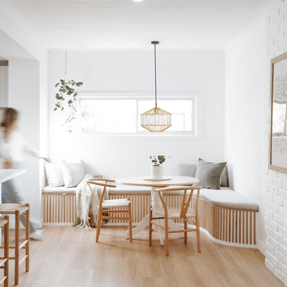 Butler Glass Prism Pendant Light - Gold