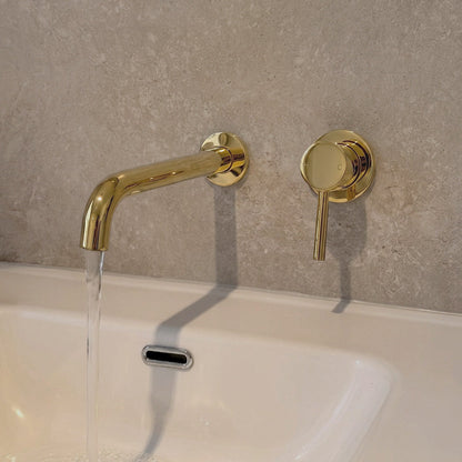 Reno Wall Spout - Polished Gold