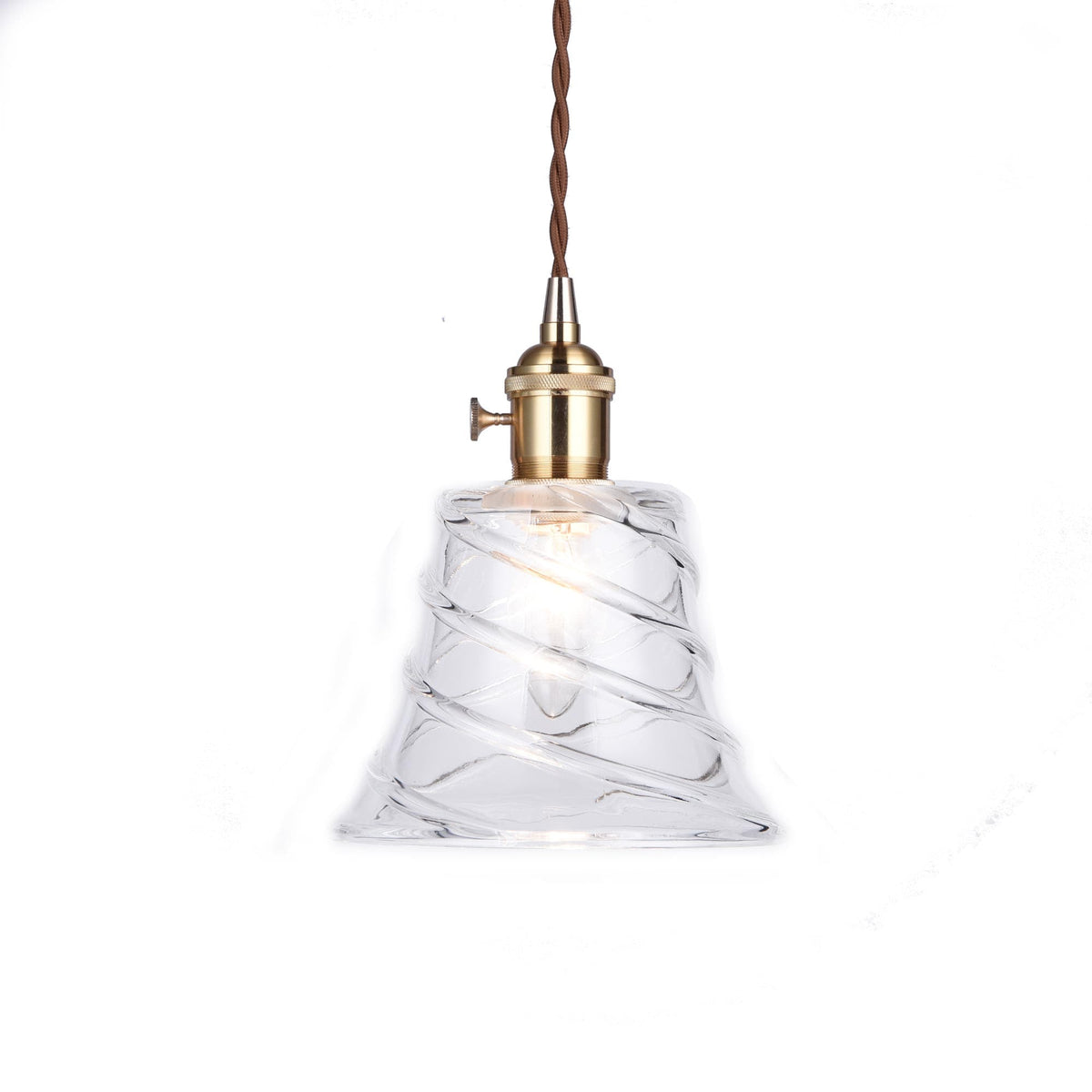 Belle Vintage Glass Pendant Light