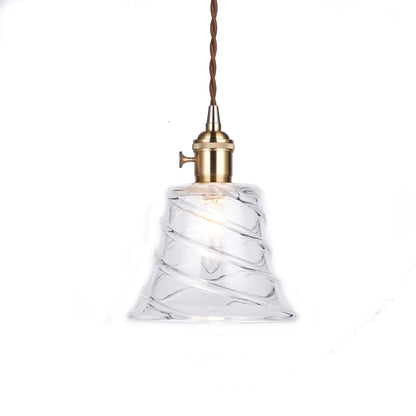 Belle Vintage Glass Pendant Light