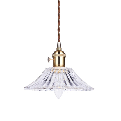 Fleur Vintage Glass Pendant Light