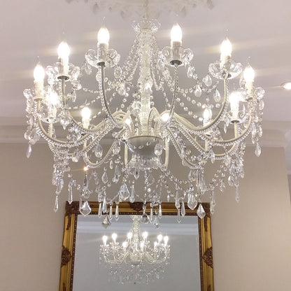Cassie Chandelier 12 Light - Clear Acrylic