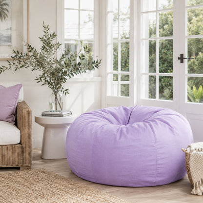 Pierre Fur Bean Bag - Lilac