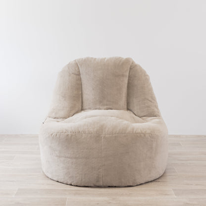 Lounger Plush Fur Bean Bag Chair Cover - Champagne Latte