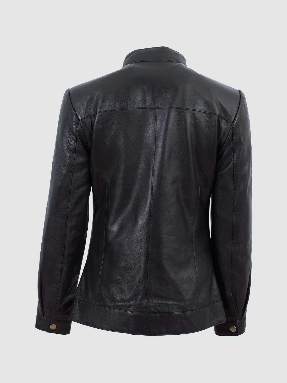 Black Leather Motorcycle Jacket