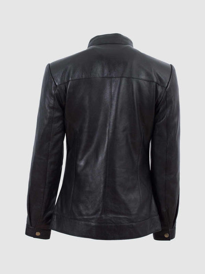 Black Leather Motorcycle Jacket