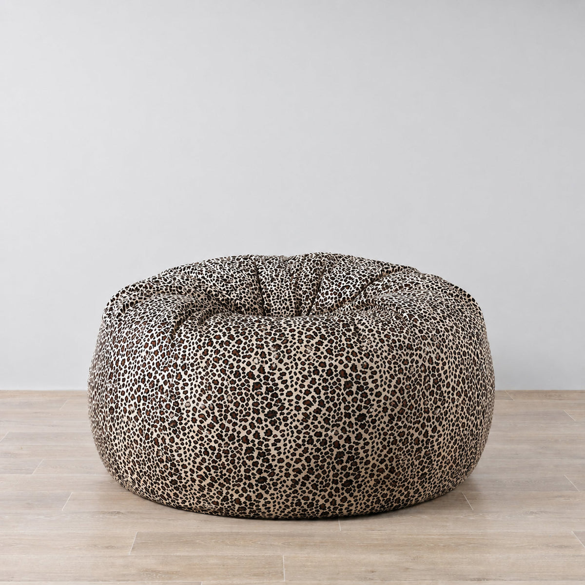 Pierre Fur Bean Bag - Leopard Print