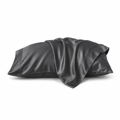 Silky Soft Bamboo Pillowcase Set - Charcoal