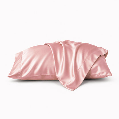 Silky Soft Bamboo Standard Pillowcase Set - Soft Coral Pink