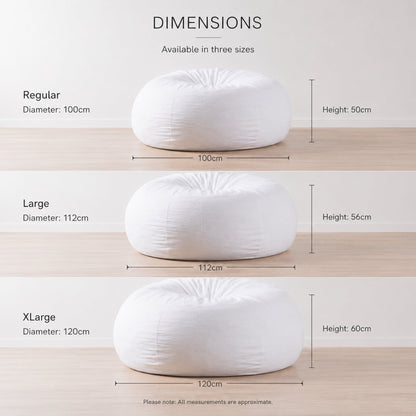 Bean Bag Liner - White