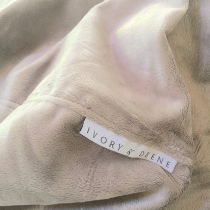Pierre Fur Bean Bag - Champagne Latte
