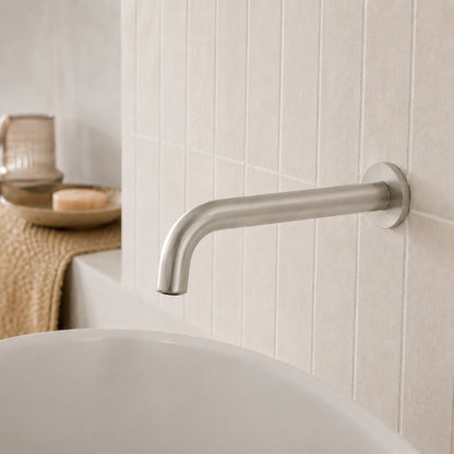 Reno Wall Spout - Brushed Nickel