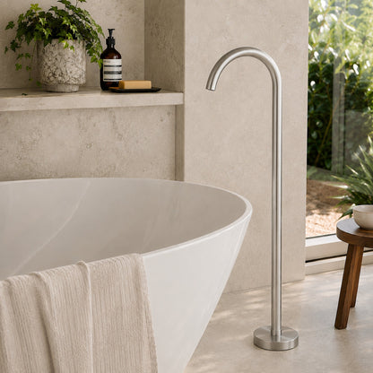 Reno Freestanding Bath Spout - Brushed Nickel