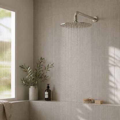 Reno Rainfall Shower System - Brushed Nickel
