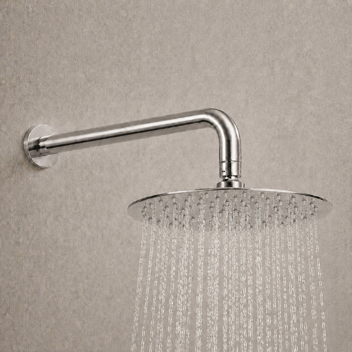 Reno Rainfall Shower System - Brushed Nickel
