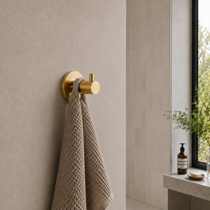 Reno Robe Hook - Polished Gold