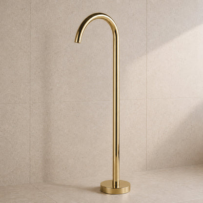 Reno Freestanding Bath Spout - Polished Gold