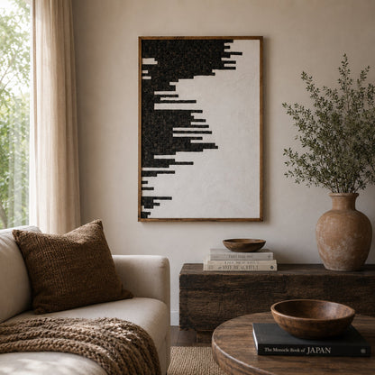 Timbered Contours - Ready To Hang Wall Art - 82x122cm