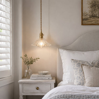 Fleur Vintage Glass Pendant Light