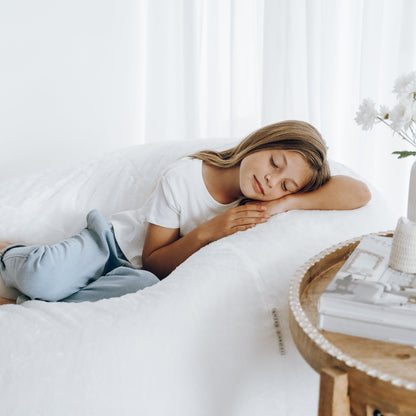 Cloud Plush Fur Bean Bag - White