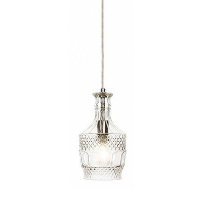 Brandy Wine Decanter Glass Pendant Light