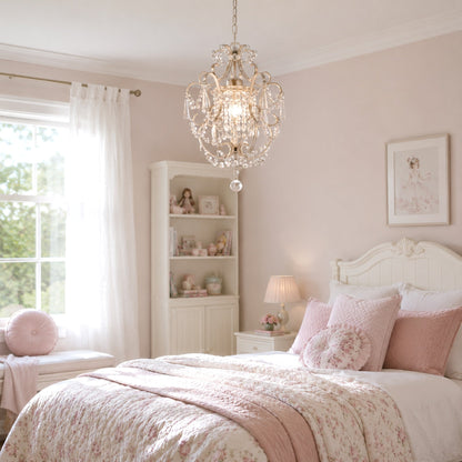 Zara Chandelier - Distressed Cream