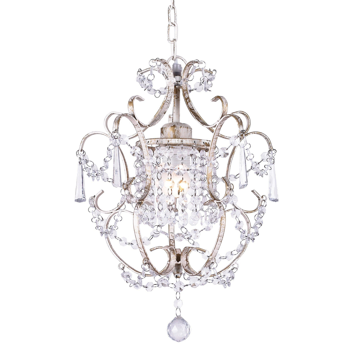 Zara Chandelier - Distressed Cream